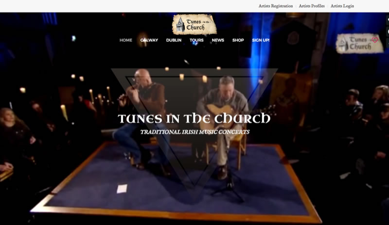 Tunes in The Church - Event Booking System