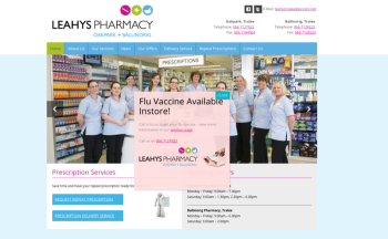 Pharmacy Website Design